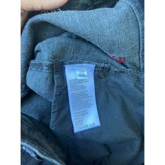 BDG Girlfriend High-Waisted‎ Denim Short in Black Size 28 - Picture 4 of 6